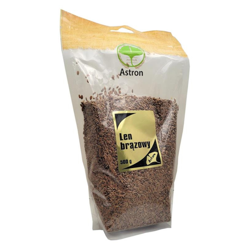 ASTRON LEN BRĄZOWY 500g ASTRON LEN BRĄZOWY 500g