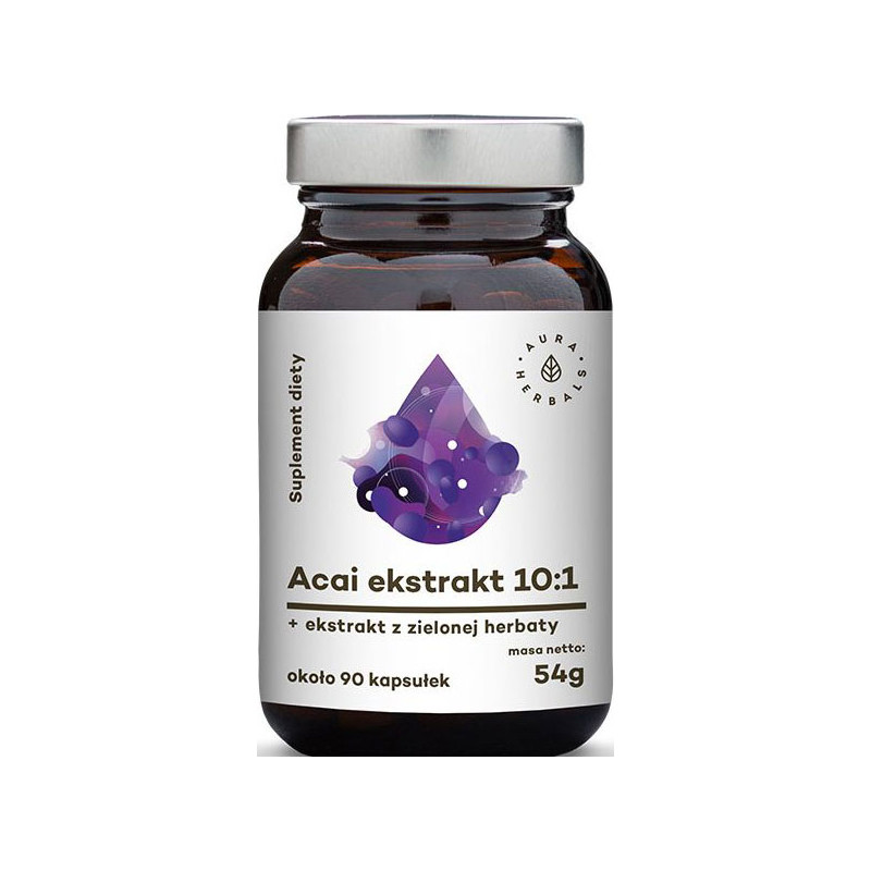 AURA ACAI EKSTRAKT 10:1 90 kaps AURA ACAI EKSTRAKT 10:1 90 kaps