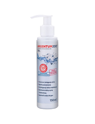 AURA ARGENTUM200 SREBRO KOLOIDALNE 50ppm żel-150ml