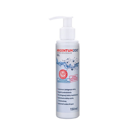 AURA ARGENTUM200 SREBRO KOLOIDALNE 50ppm żel-150ml