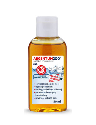 AURA ARGENTUM 200 srebro koloidalne 50ppm - 50ml 