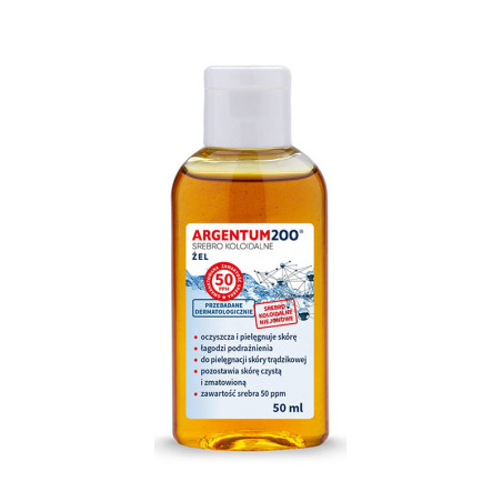 AURA ARGENTUM 200 srebro koloidalne 50ppm - 50ml 