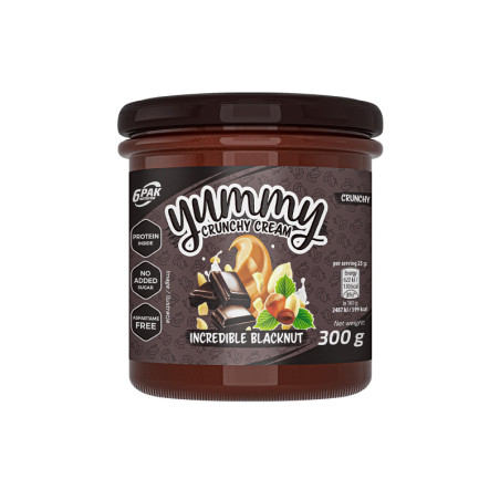 6PAK YUMMY CREAM 300g Incredible Blacknut
