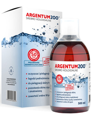AURA ARGENTUM 200 srebro koloidalne 50ppm-500ml