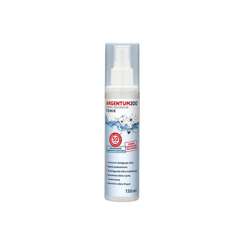 AURA ARGENTUM 200 srebro koloidalne 50ppm-150ml  AURA ARGENTUM 200 srebro koloidalne 50ppm-150ml