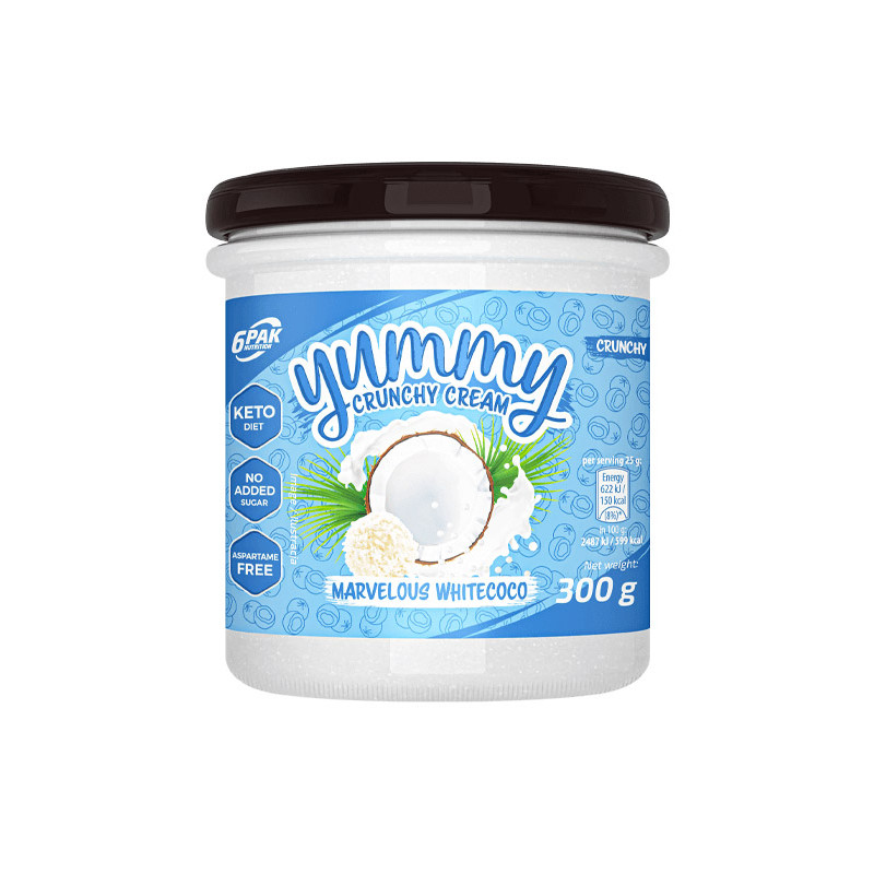 6PAK YUMMY CREAM 300g Marvelous Whitecoco 6PAK YUMMY CREAM 300g Marvelous Whitecoco