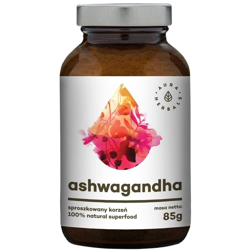 AURA ASHWAGANDHA w proszku 85g  AURA ASHWAGANDHA w proszku 85g