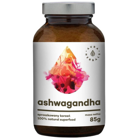 AURA ASHWAGANDHA w proszku 85g 