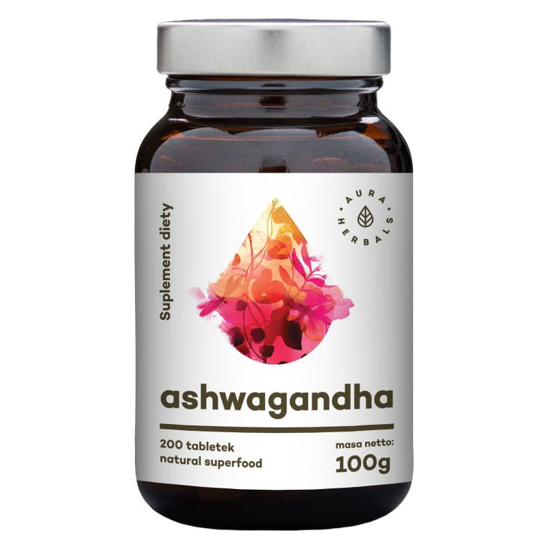 AURA ASHWAGANDHA 100g/200 tabl. AURA ASHWAGANDHA 100g/200 tabl.