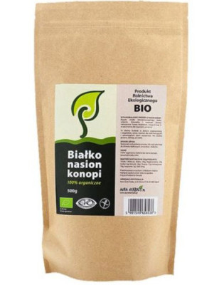 AURA BIAŁKO NASION KONOPI 500g BIO