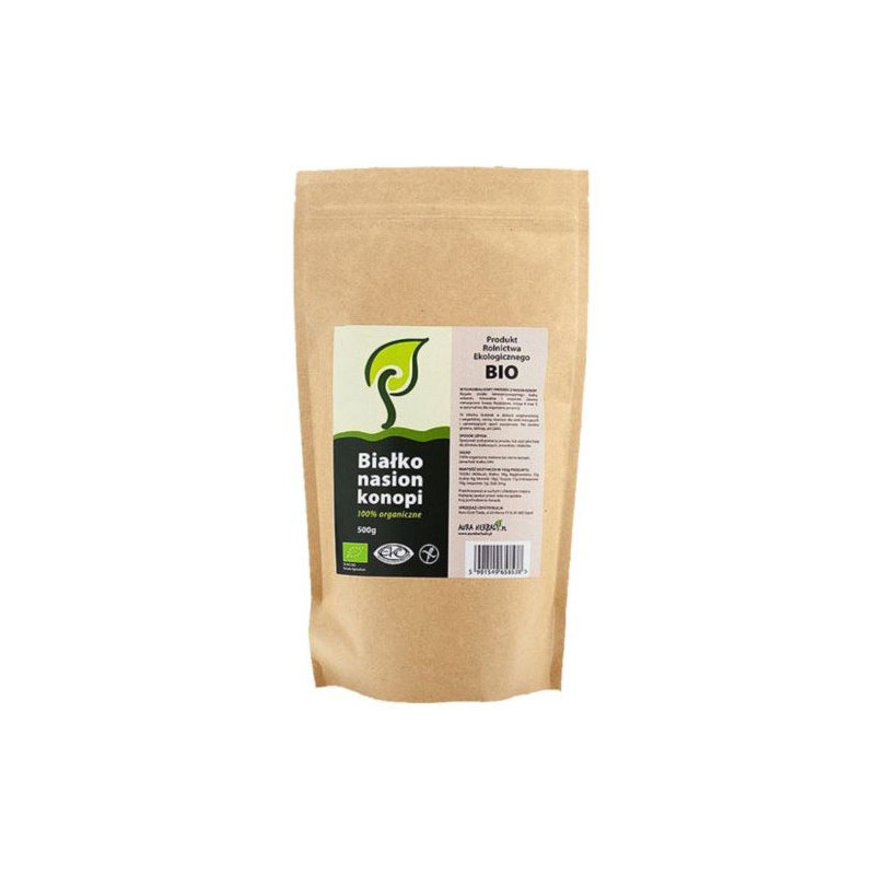 AURA BIAŁKO NASION KONOPI 500g BIO
