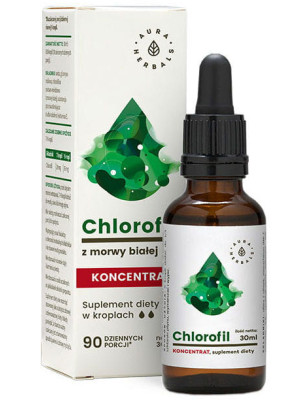 AURA CHLOROFIL Z MORWY BIAŁEJ krople 30ml
