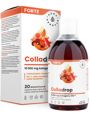 AURA COLLADROP FORTE kolagen morski 10000mg-500ml
