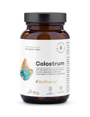 AURA COLOSTRUM 700mg + BIOPERINE 90kaps