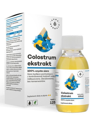 AURA COLOSTRUM EKS.100% czysta siara bydlęca-125ml