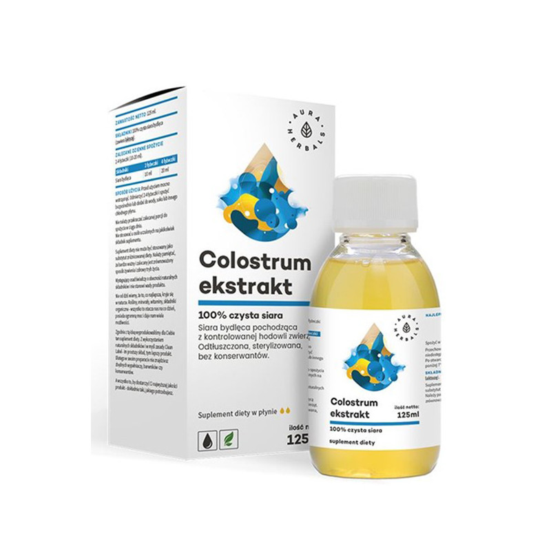 AURA COLOSTRUM EKS.100% czysta siara bydlęca-125ml AURA COLOSTRUM EKS.100% czysta siara bydlęca-125ml