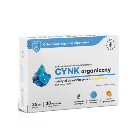 AURA CYNK ORGANICZNY 10mg+WIT. C - 36tabl