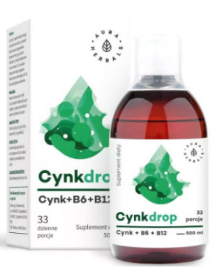 AURA CYNKDROP - CYNK + B6 + B12 - 500 ml