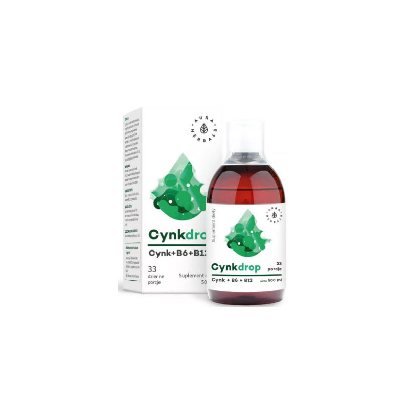 AURA CYNKDROP - CYNK + B6 + B12 - 500 ml AURA CYNKDROP - CYNK + B6 + B12 - 500 ml