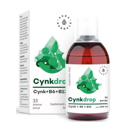 AURA CYNKDROP - CYNK + B6 + B12 - 500 ml