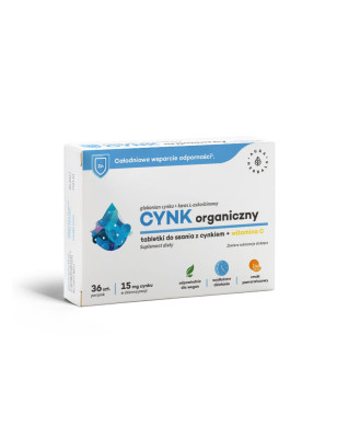 AURA CYNK ORGANICZNY 15mg+WIT C - 36tabl
