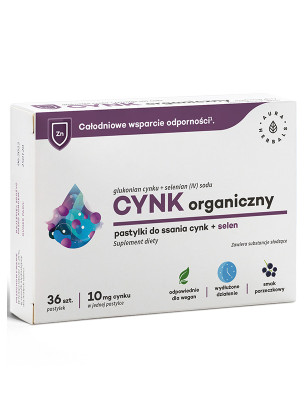 AURA CYNK ORGANICZNY 10mg+SELEN - 36tabl
