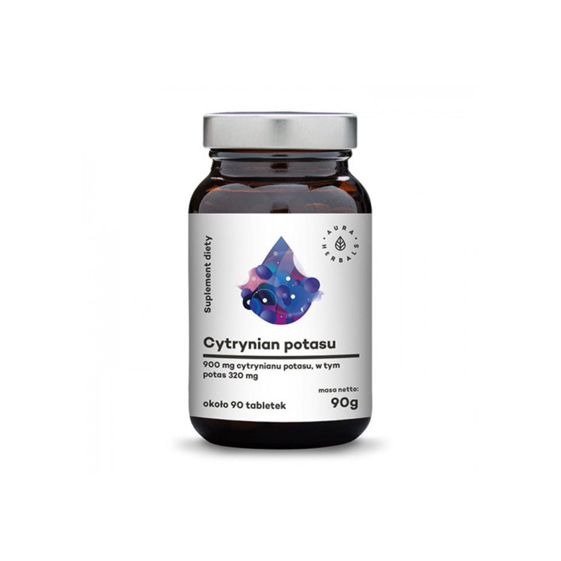 AURA CYTRYNIAN POTASU 900mg - 90tabl AURA CYTRYNIAN POTASU 900mg - 90tabl