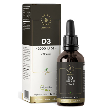 AURA WITAMINA D3 2000 PREMIUM D3V® - 50ml