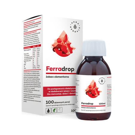 AURA FERRADROP - żelazo elementarne -100ml