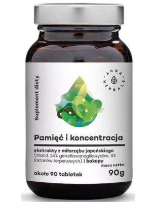 AURA GINKGO BILOBA + BACOPA 90tab.