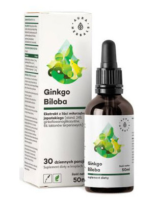 AURA GINKGO BILOBA Miłorząb Japoński 50:1-30ml