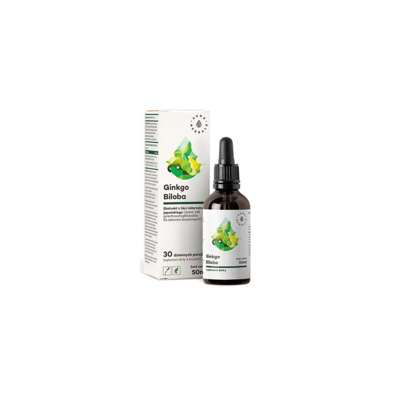 AURA GINKGO BILOBA Miłorząb Japoński 50:1-30ml AURA GINKGO BILOBA Miłorząb Japoński 50:1-30ml