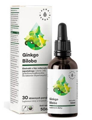 AURA GINKGO BILOBA ekstr. Miłorząb Japoński-50 ml
