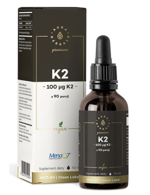 AURA WITAMINA K2 100mcg PREMIUM MenaQ7® - 50ml