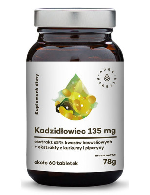 AURA KADZIDŁOWIEC EKSTRAKT+KURKUMA+PIPERYNA 60tabl