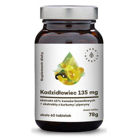 AURA KADZIDŁOWIEC EKSTRAKT+KURKUMA+PIPERYNA 60tabl