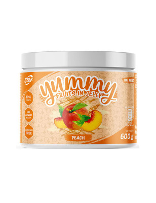 6PAK YUMMY FRUITS IN JELLY 600g peach