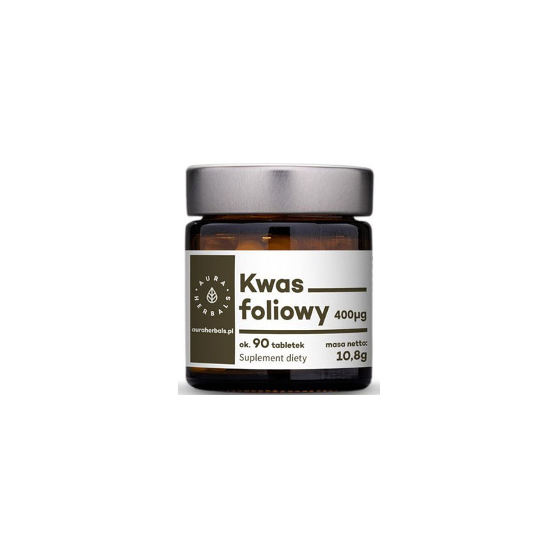 AURA KWAS FOLIOWY 400 ug - 90 tab AURA KWAS FOLIOWY 400 ug - 90 tab