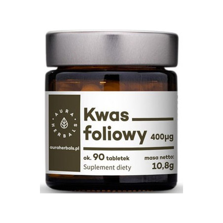 AURA KWAS FOLIOWY 400 ug - 90 tab