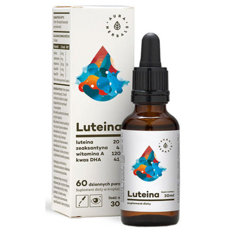 AURA LUTEINA+WITAMINA A+DHA+ZEAKSANTYNA 30 ml