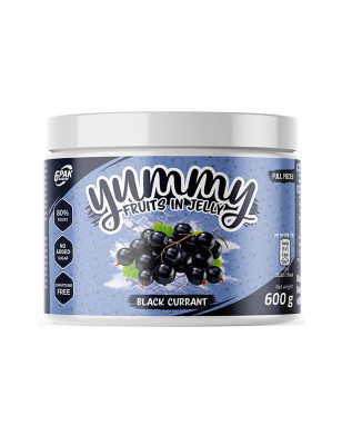 6PAK YUMMY FRUITS IN JELLY 600g Blackcurrant
