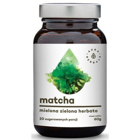 AURA MATCHA 100% zielona herbata w proszku 60g