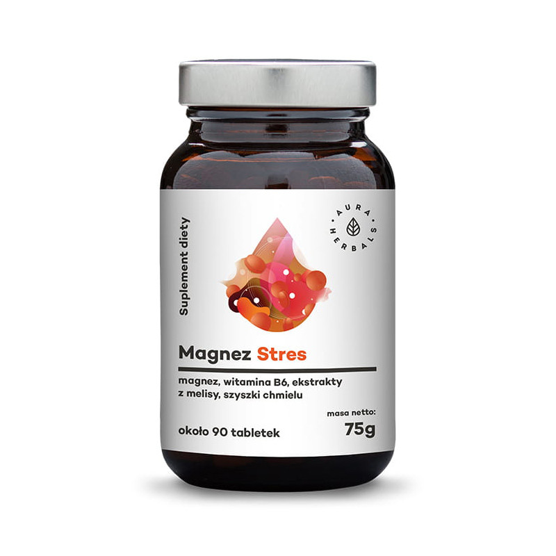 AURA MAGNEZ STRES+MELISA+SZYSZKI CHMIELU+B6-90tabl AURA MAGNEZ STRES+MELISA+SZYSZKI CHMIELU+B6-90tabl