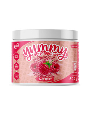 6PAK YUMMY FRUITS IN JELLY 600g raspberry
