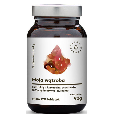AURA MOJA WĄTROBA KARCZOCH+OSTROPEST+KURKUMA 92g 