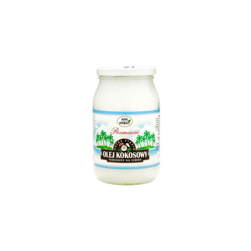 AURA OLEJ KOKOSOWY 900ml ev NIERAFINOWANY AURA OLEJ KOKOSOWY 900ml ev NIERAFINOWANY