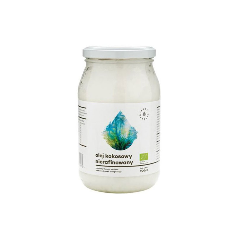 AURA OLEJ KOKOSOWY 900ml ORGANIC BIO NIERAFINOWANY AURA OLEJ KOKOSOWY 900ml ORGANIC BIO NIERAFINOWANY