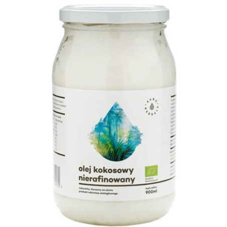 AURA OLEJ KOKOSOWY 900ml ORGANIC BIO NIERAFINOWANY