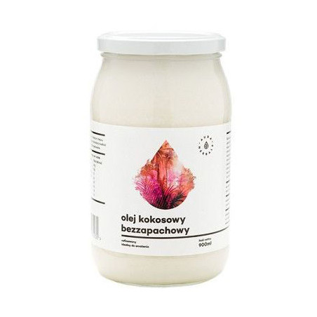 AURA OLEJ KOKOSOWY 900ml RAFINOWANY BEZZAPACHOWY