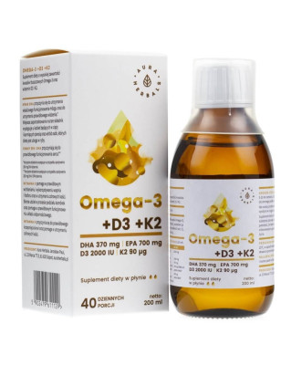 AURA OMEGA3+D3+K2MK7 200ml